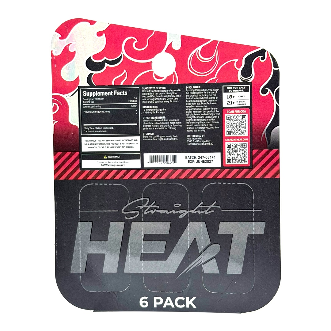 Straight Heat Eighties 7OH Tablets Variety Pack 80mg x 6ct | Image 2 | Straight Heat Eighties 7OH Tablets Variety Pack 80mg x 6ct