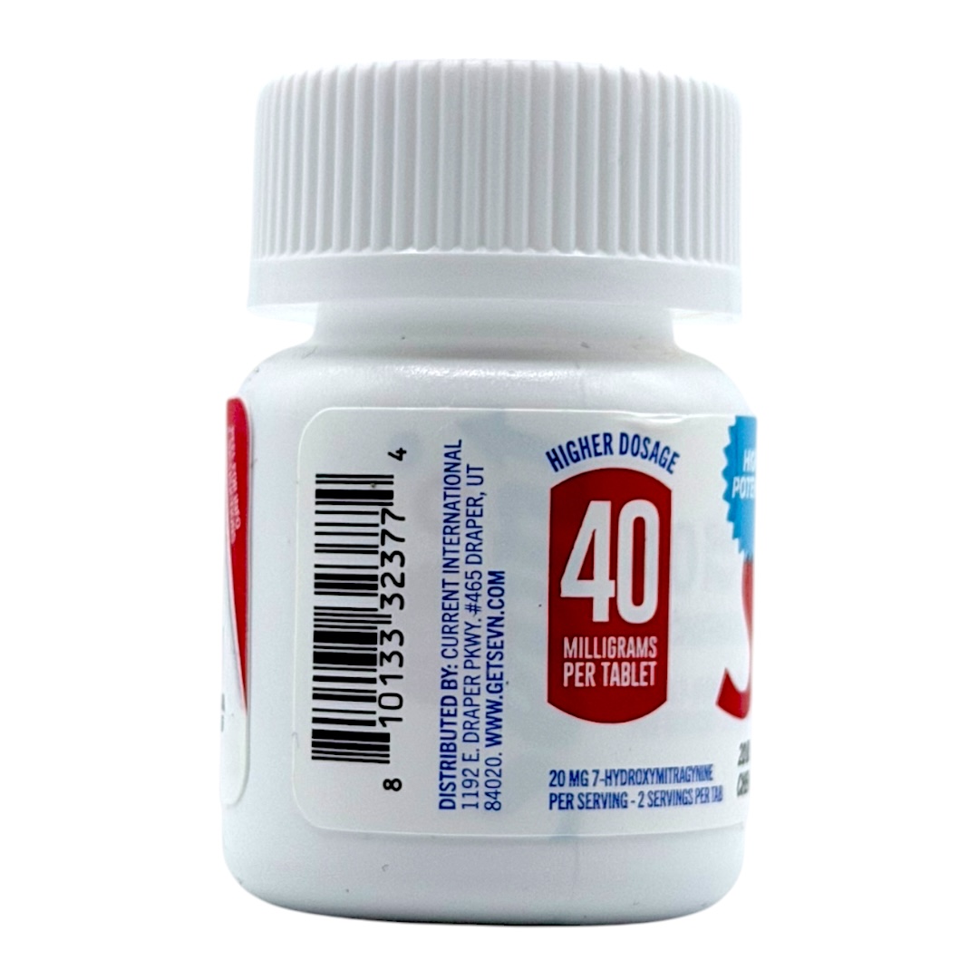 Sevn 7-OH Flavored Tablets 40mg 20ct | Image 9 | Sevn 7-OH Flavored Tablets 40mg 20ct