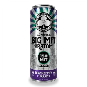 Club 13 150 MIT Blackberry Currant Kratom Seltzer