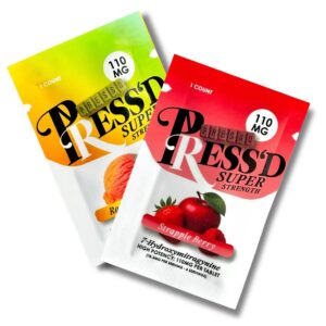 Press’D Super Strength 7OH Kratom Extract Tablets 110mg