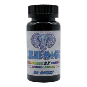 Blue Magic Trainwreck 2X Kratom Capsules