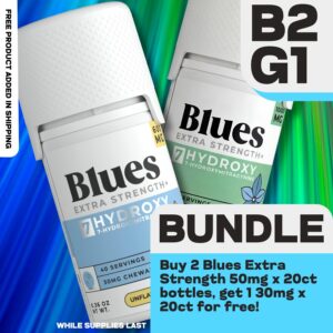 Blues Extra Strength (Bundle) Buy 2 50mg x 20ct Get 1 30mg x 20ct