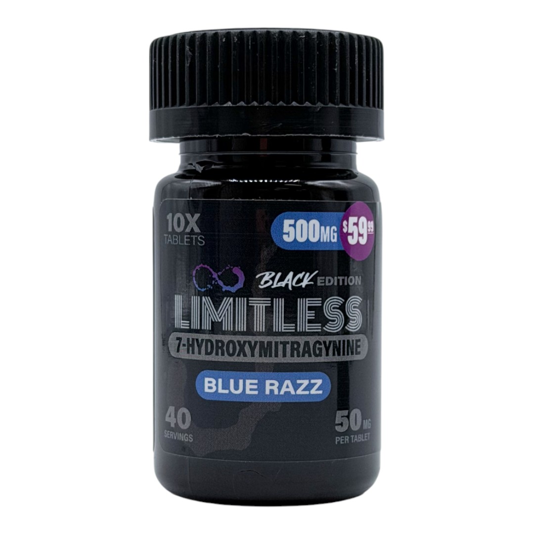 Limitless Black Edition 7-OH Tablets 50mg | Image 5 | Limitless Black Edition 7-OH Tablets 50mg