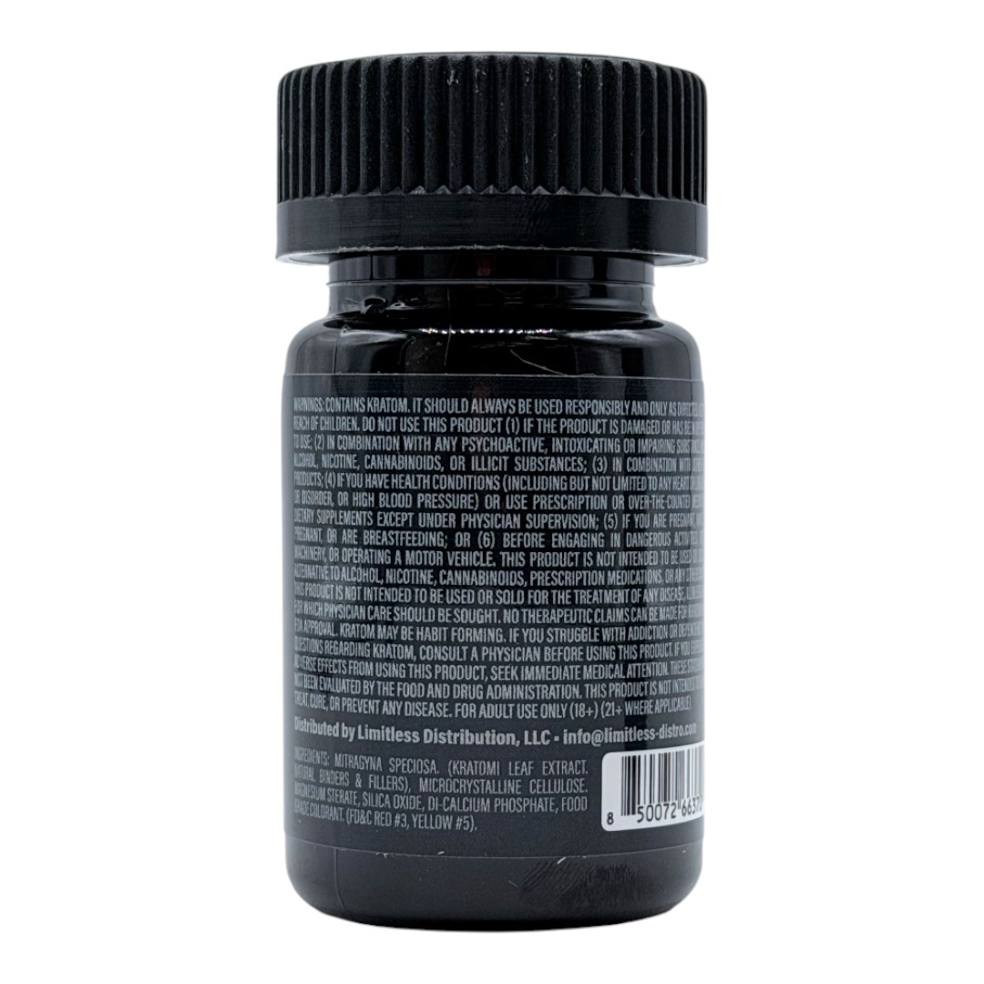 Limitless Black Edition 7-OH Tablets 50mg | Image 6 | Limitless Black Edition 7-OH Tablets 50mg