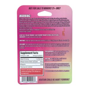 KShot Tabs Flavored Kratom Tablets 200mg x 4ct