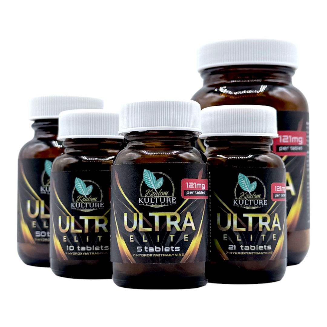 Kratom Kulture Ultra Elite 7-OH Tablets 121mg