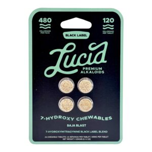 Lucid Black Label 7-OH Tablets 120mg x 4ct
