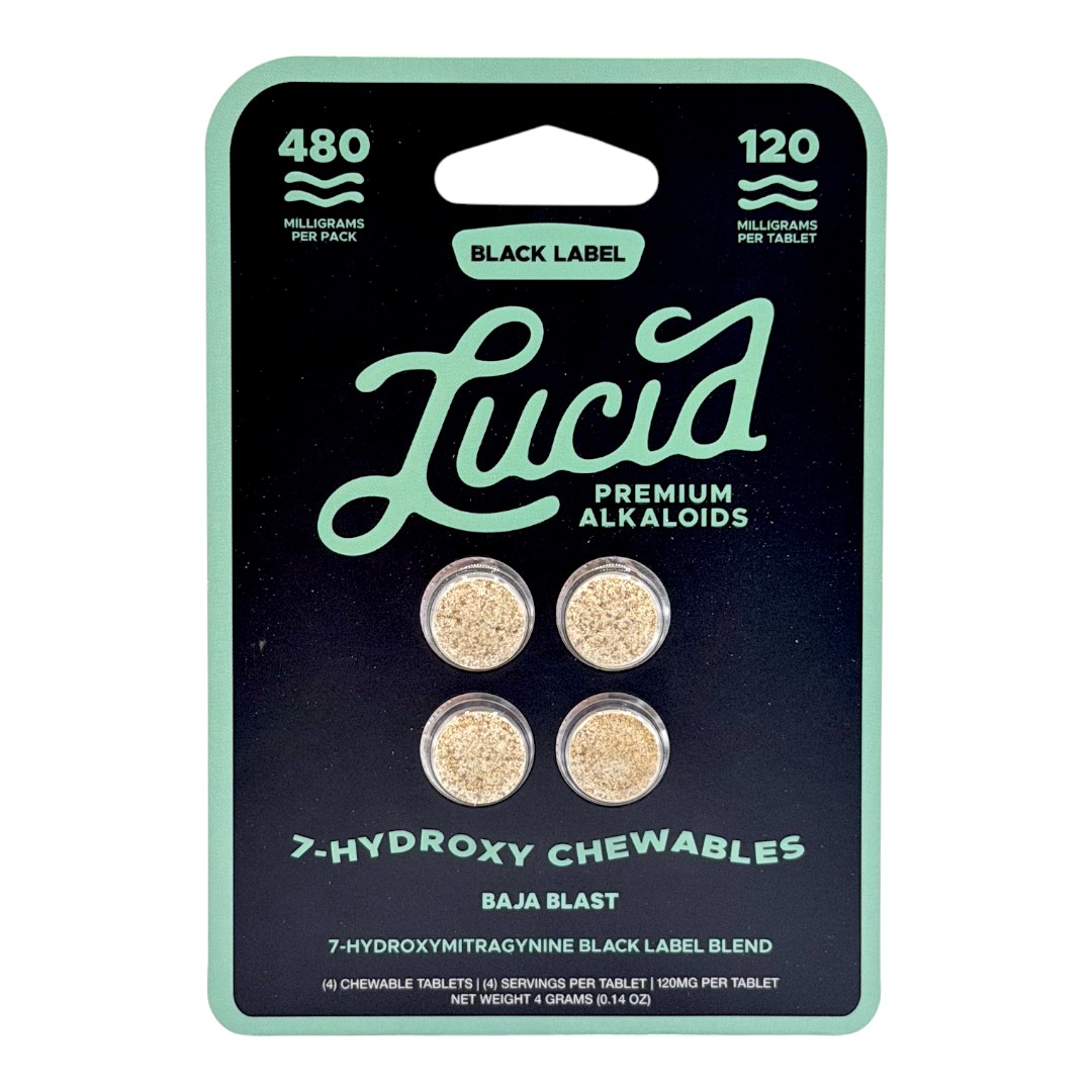 Lucid Black Label 7-OH Tablets 120mg x 4ct