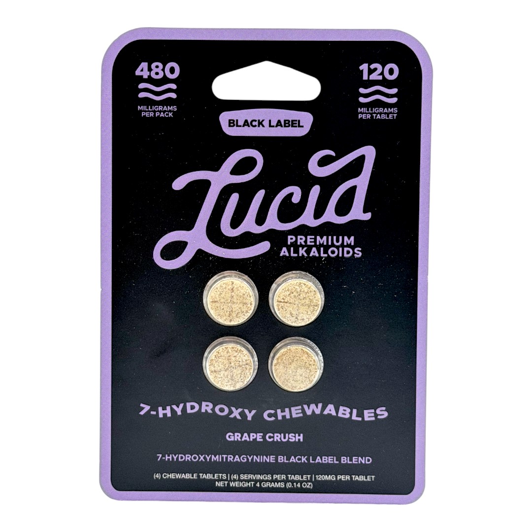 Lucid Black Label 7-OH Tablets 120mg x 4ct
