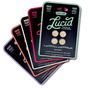 Lucid Black Label 7-OH Tablets 120mg x 4ct