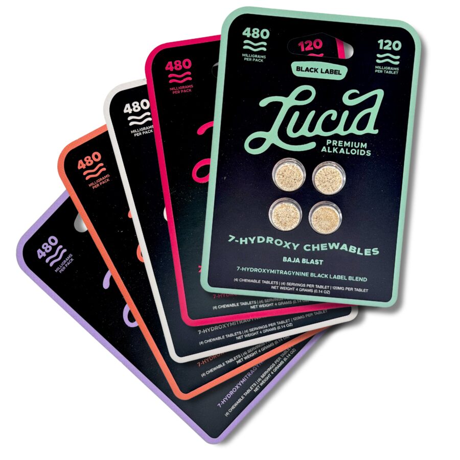Lucid Black Label 7-OH Tablets 120mg x 4ct