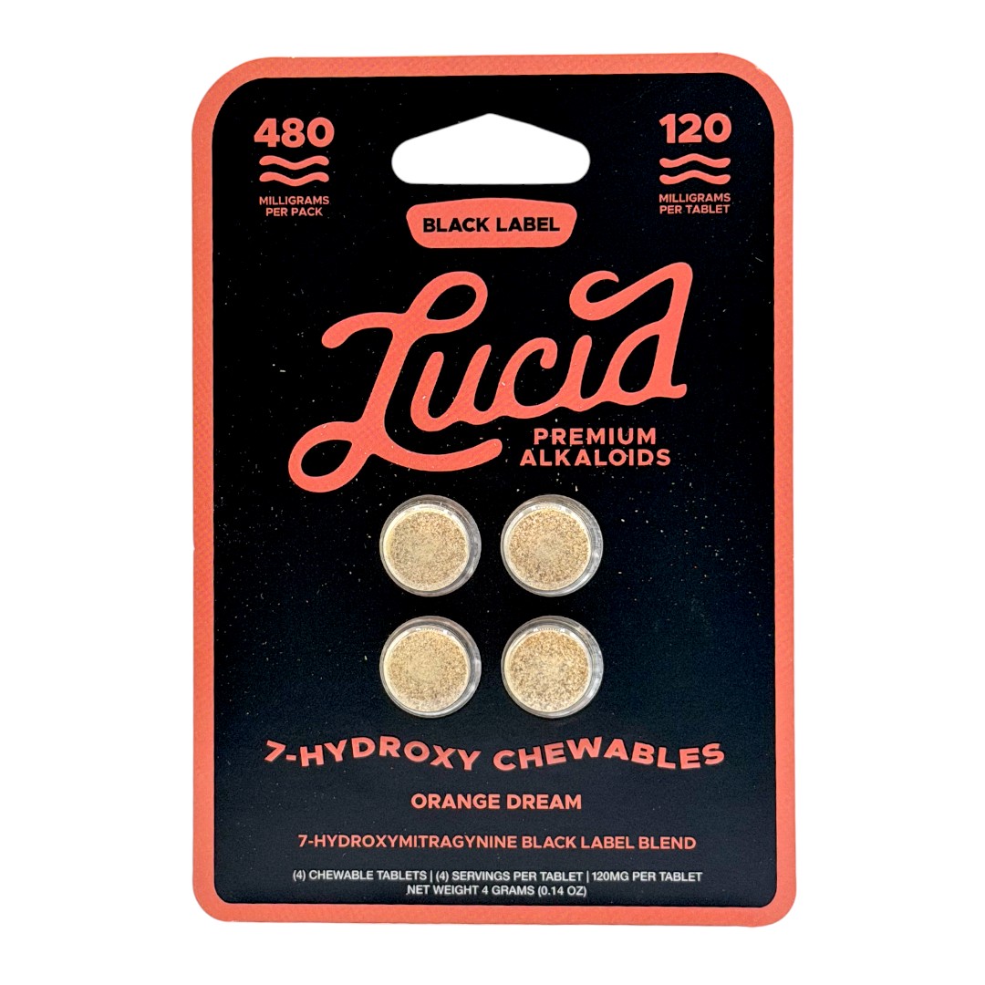Lucid Black Label 7-OH Tablets 120mg x 4ct