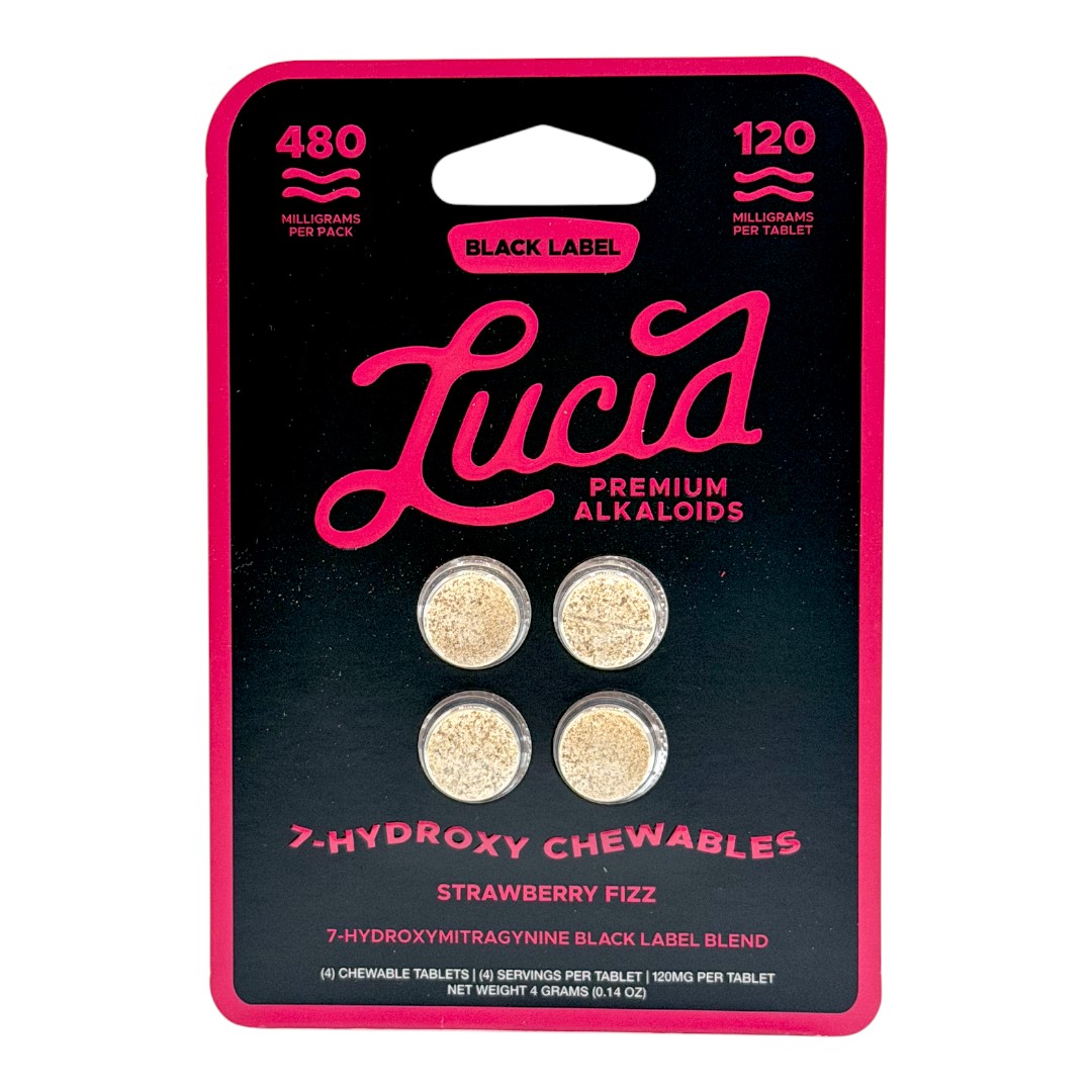 Lucid Black Label 7-OH Tablets 120mg x 4ct