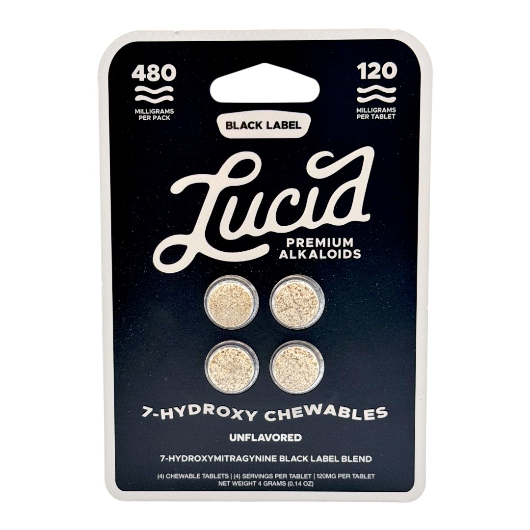 Lucid Black Label 7-OH Tablets 120mg x 4ct