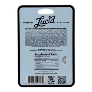 Lucid Black Label Kratom Tablets 200mg x 5ct