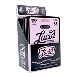 Lucid Black Label Kratom Tablets 200mg x 5ct