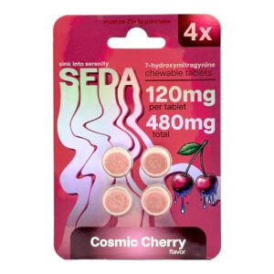 SEDA 7-OH Chewable Flavored Tablets 120mg x 4ct