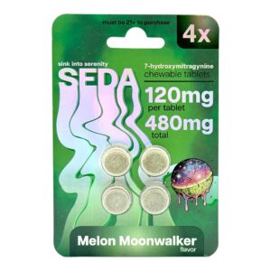 SEDA 7-OH Chewable Flavored Tablets 120mg x 4ct