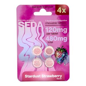 SEDA 7-OH Chewable Flavored Tablets 120mg x 4ct