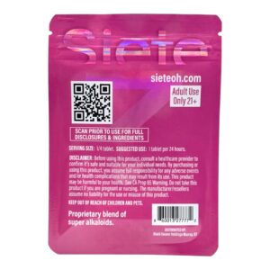 Siete 7-OH Flavored Tablets 40mg