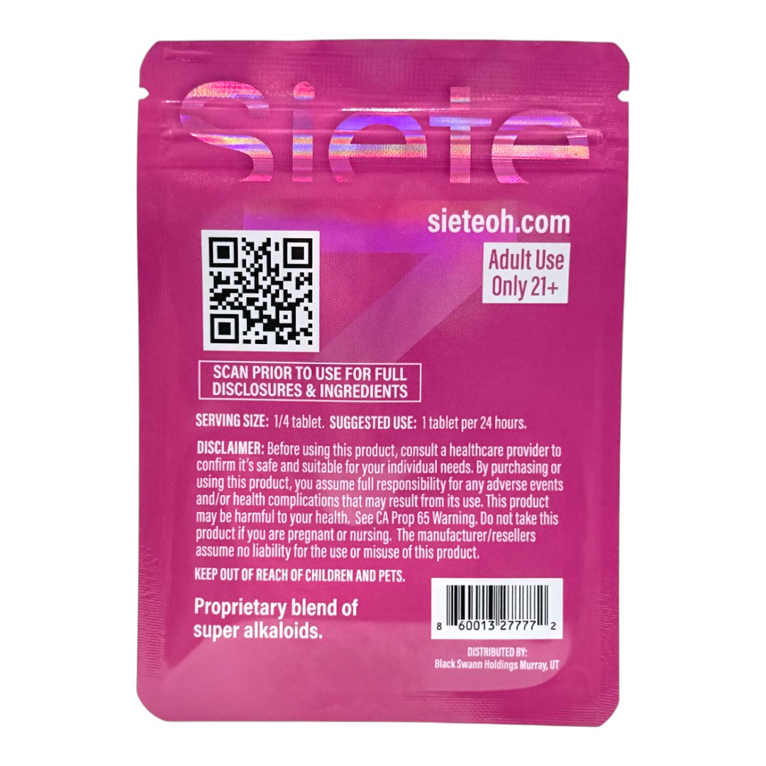 Siete 7-OH Flavored Tablets 40mg