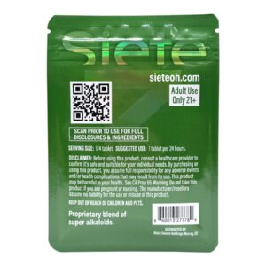 Siete 7-OH Flavored Tablets 40mg