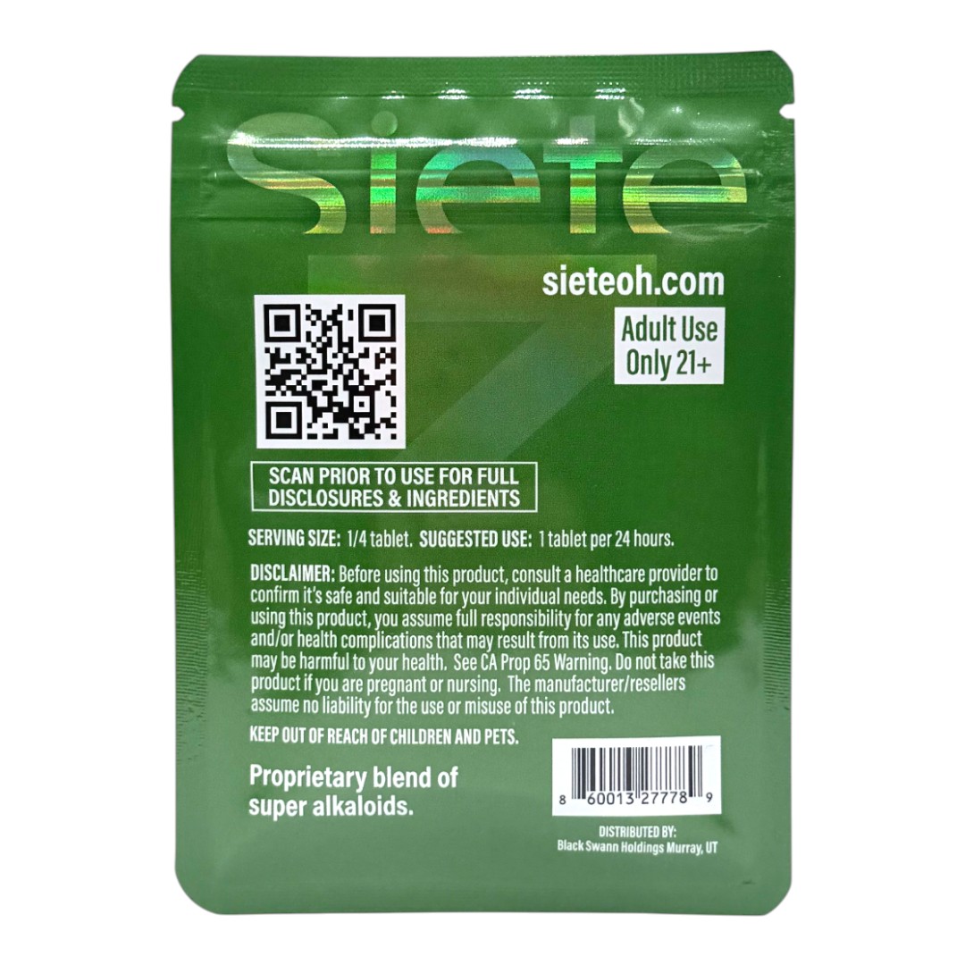 Siete 7-OH Flavored Tablets 40mg