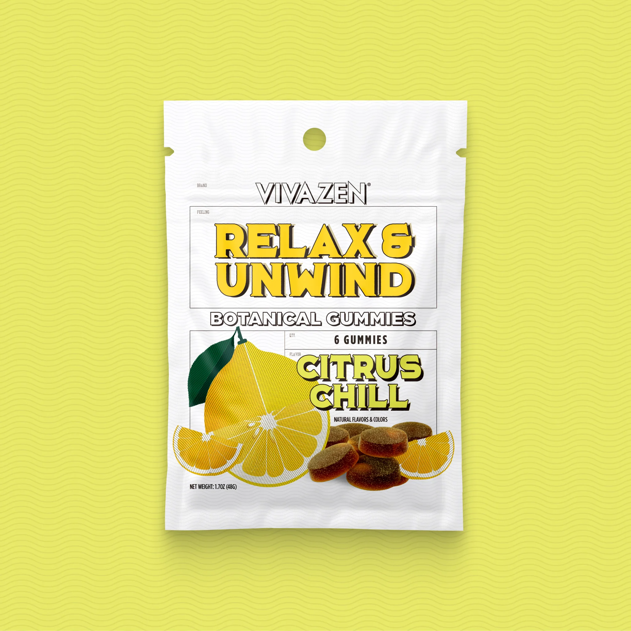 VivaZen Relax & Unwind Botanical Gummies | Image 1 | VivaZen Relax & Unwind Botanical Gummies