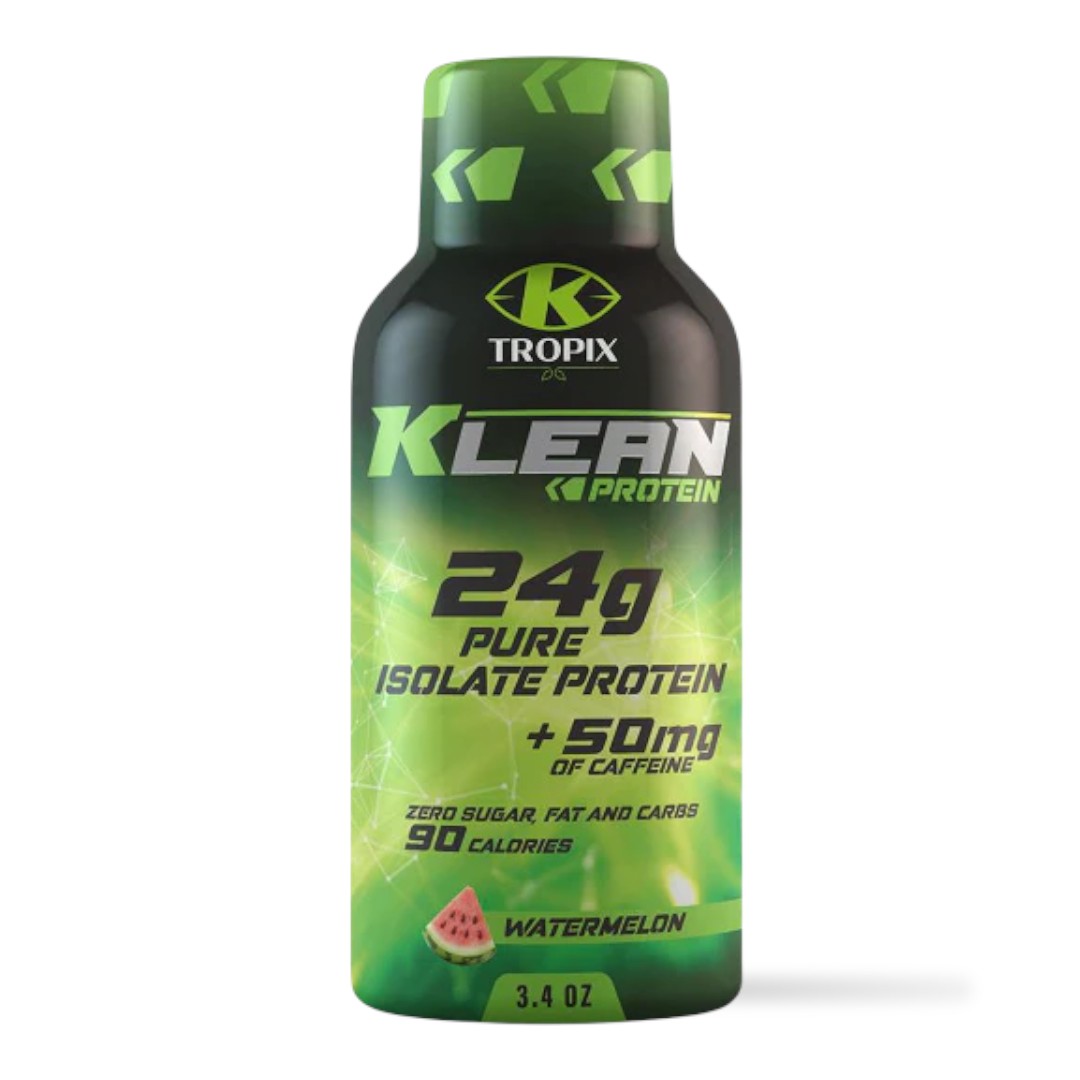 K-Tropix Klean Protein Plus Caffeine Watermelon Shot 15mL
