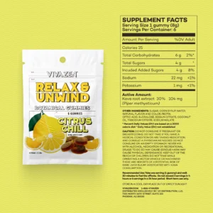 VivaZen Relax & Unwind Botanical Gummies