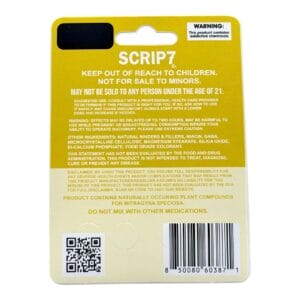 Scrip7 7OH Chewable Tablets Max Strength 90mg x 20ct