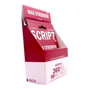 Scrip7 7OH Chewable Tablets Max Strength 90mg x 20ct