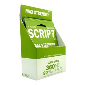 Scrip7 7OH Chewable Tablets Max Strength 90mg x 20ct