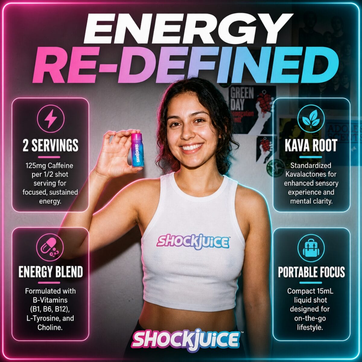 Shockjuice – Energy Shot, 15mL