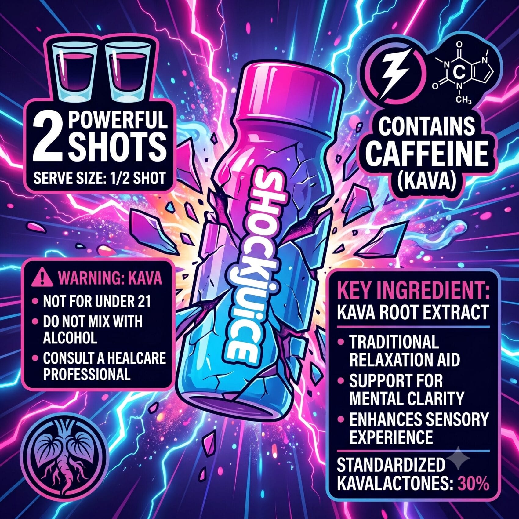 Shockjuice – Energy Shot, 15mL