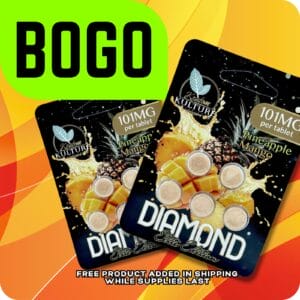 5 Reasons Why Kratom Kulture is the Absolute Top Kratom Brand of 2025 | Image 3 | Kratom Kulture Diamond Elite Pineapple Mango Tablets 101mg x 5ct (BOGO)