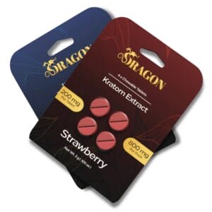 Dragon Kratom Extract Chewable Tablets 200mg