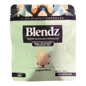 Blendz 10mg 7-OH 50mg MIT 36mg Super Alks Capsules