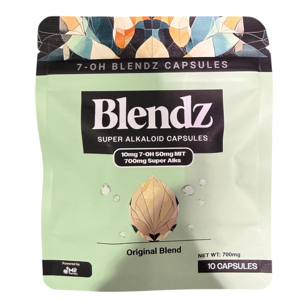 Blendz 10mg 7-OH 50mg MIT 36mg Super Alks Capsules