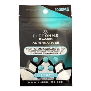 PureOhms Black Alternative Tablets 1000mg