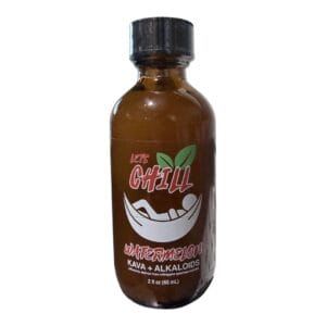 Lets Chill Kratom Kava Watermelon Shot 50mg Kratom 150mg Kava 60mL
