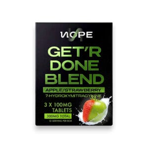 NOPE Get'r Done Blend 7-OH Tablets Apple Strawberry 100mg x 3ct