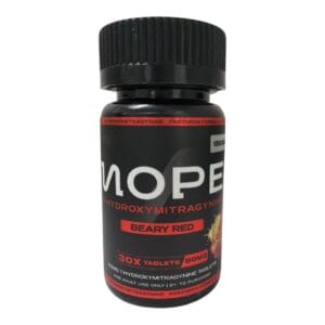 NOPE Beary Red 1500MG, 30 X 50MG, 7OH Tablets