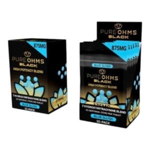 PURE OHMS Black 7-OH Flavored Tablets 175mg x 5ct