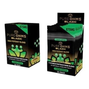 PURE OHMS Black 7-OH Flavored Tablets 175mg x 5ct