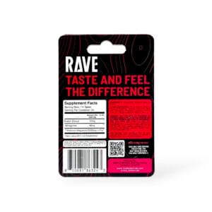 Rave Kratom Alkaloids Chewable Tablets, 200mg – Cherry