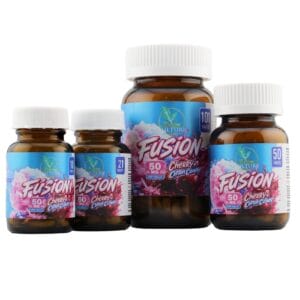 Kratom Kulture Fusion Cherry Cotton Candy 7-Oh Chewable Tablets 50mg