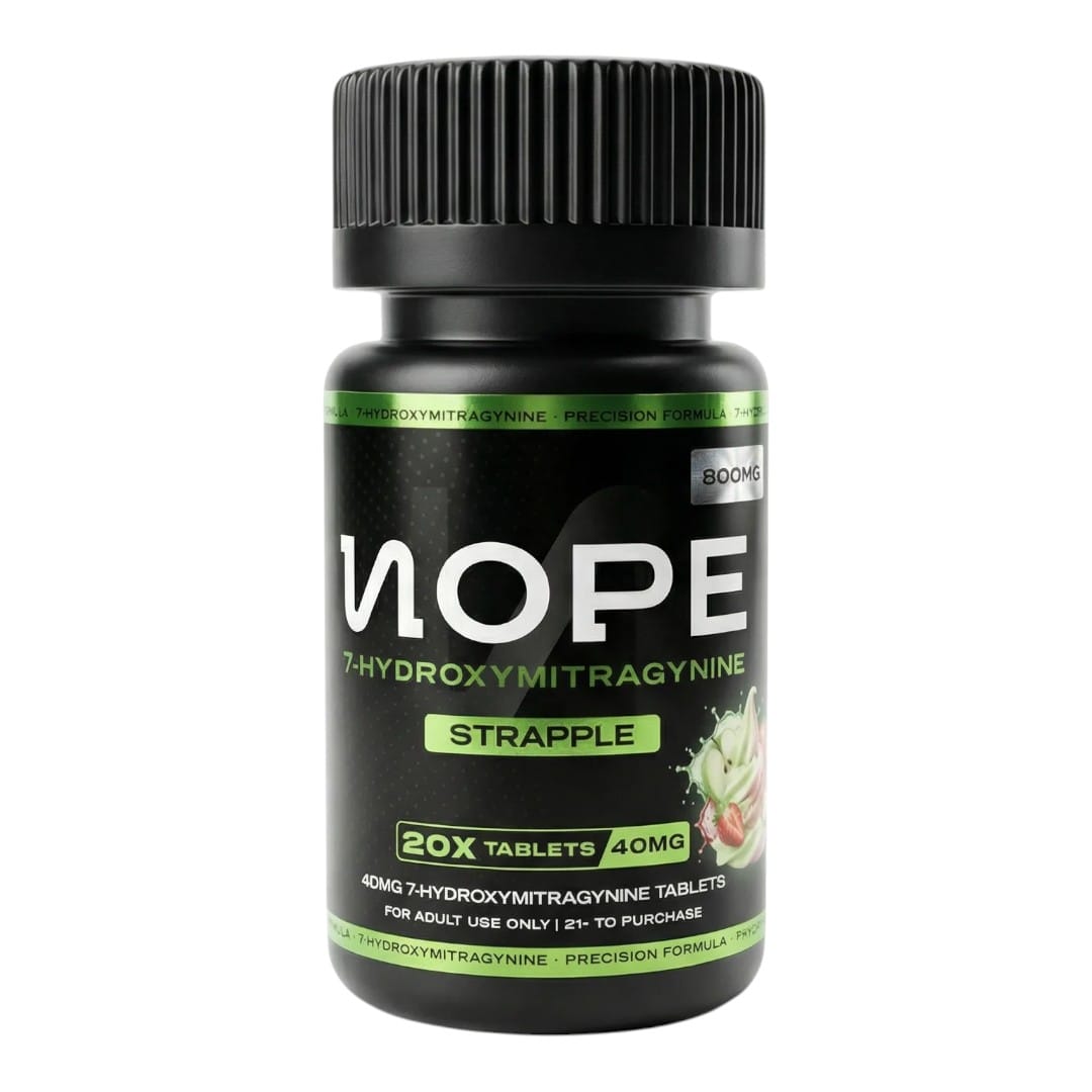 NOPE 7-OH Tablets, 800mg, 40mg x 20ct - Strapple | Image 1 | NOPE 7-OH Tablets, 800mg, 40mg x 20ct – Strapple