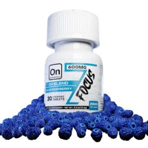 ON7 7OH Blend Focus Scripts Tablets, 20MG X 30CT, Blue Raspberry