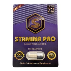 Stamina Pro 1CT, Works with Alcohol, Male Enhancement